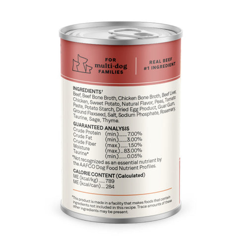 Canidae All Life Stages Chunky Stew Toppers Wet Dog Food - Beef & Veggie - 12oz Can